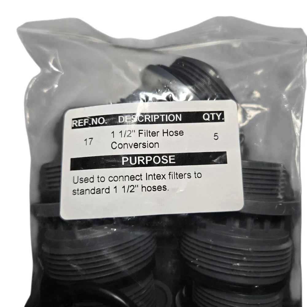 Universal Pool Filter Conversion Kit: 40mm to 1 1/2